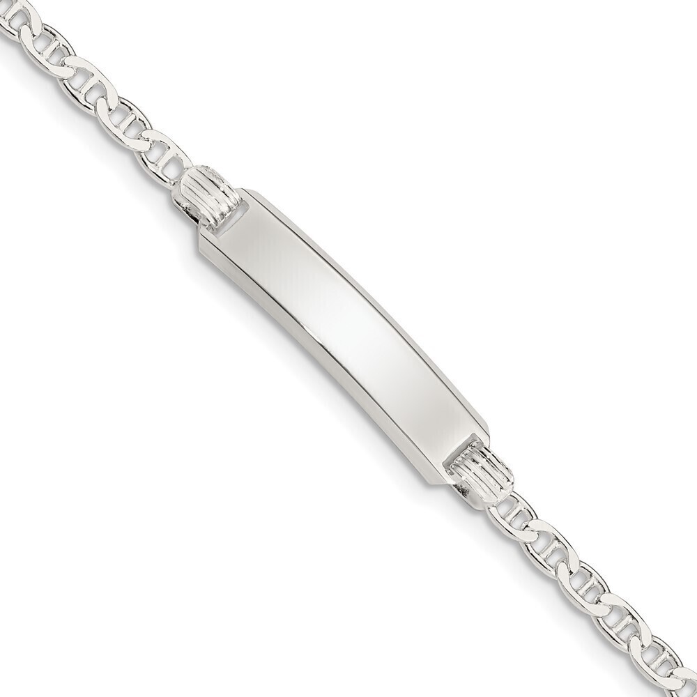Kazi Luxury Sterling Silver Children's ID Bracelet